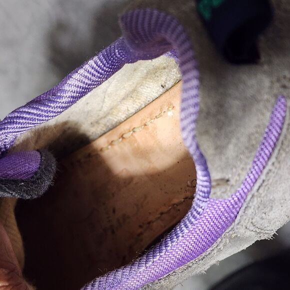 SCARPA Vibram Womens 7.5 US 39 EU Hiking Trail Athletic Shoes Gray Purple Suede - Picture 15 of 15